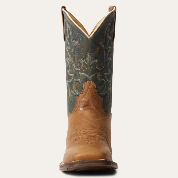 Stetson Western Men Obadiah Boots Brown