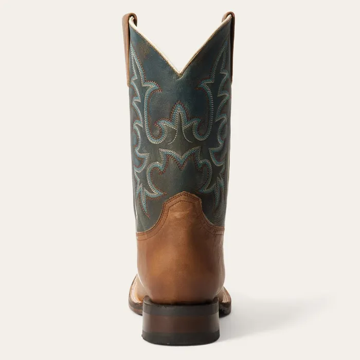 Stetson Western Men Obadiah Boots Brown