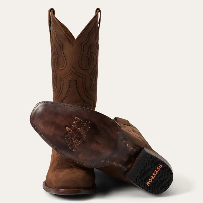 Stetson Western Men Paxton Boots Brown