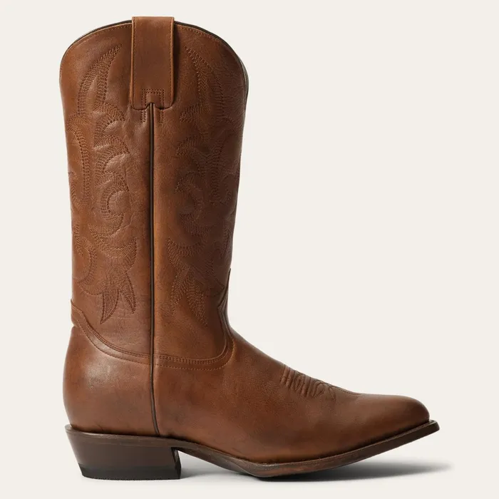 Stetson Western Men Sharp Boots Brown