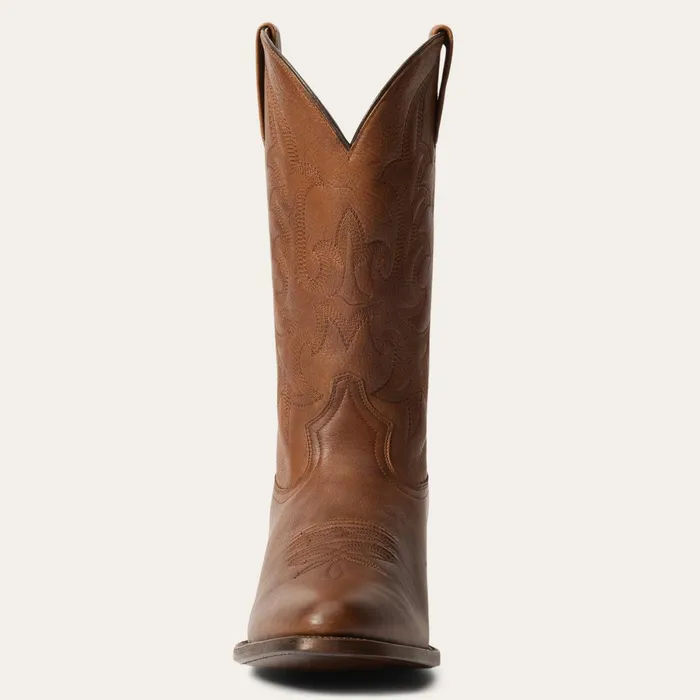 Stetson Western Men Sharp Boots Brown