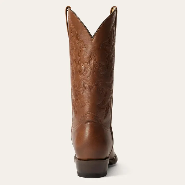 Stetson Western Men Sharp Boots Brown
