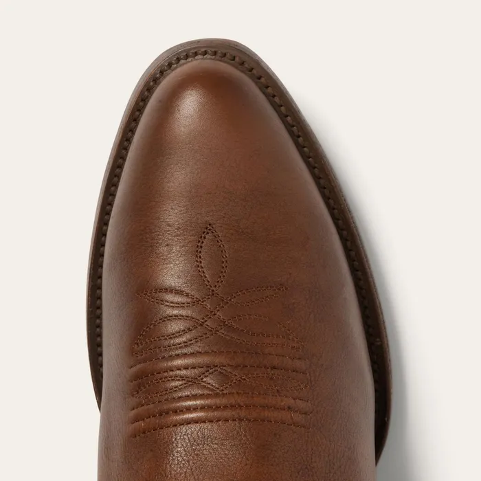 Stetson Western Men Sharp Boots Brown