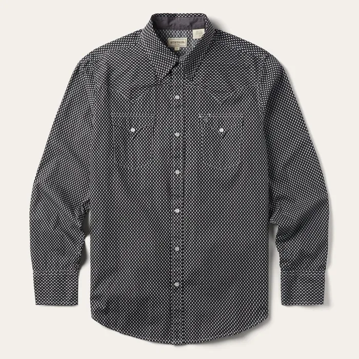 Stetson Western Shirts Men Black Diamond Shirt Black Diamond Shirt
