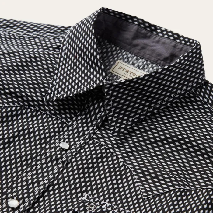 Stetson Western Shirts Men Black Diamond Shirt Black Diamond Shirt