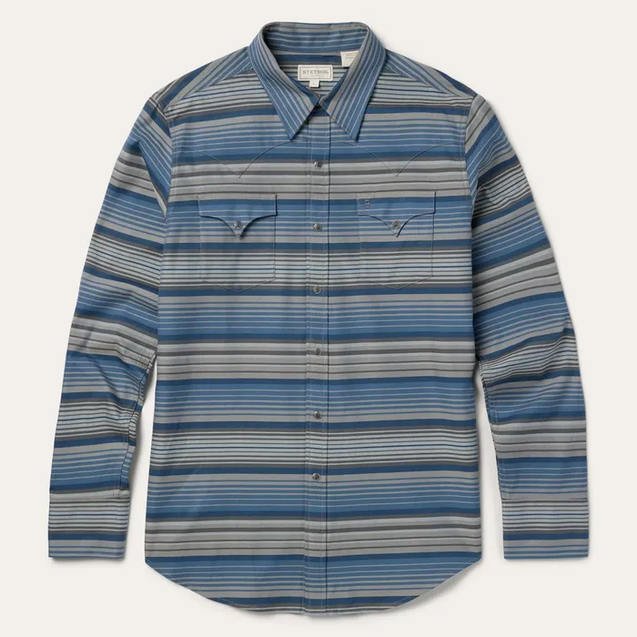 Stetson Western Shirts Men Serape Stripe Western Shirt Serape Stripe Western Shirt