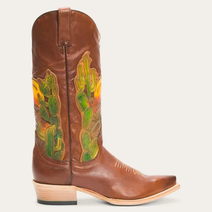 Stetson Western Women Goldie Boots Brown