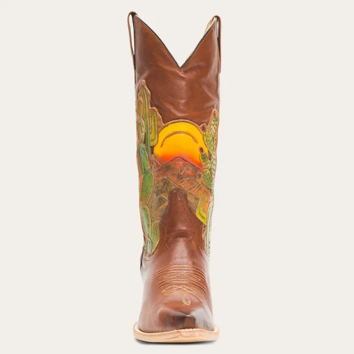 Stetson Western Women Goldie Boots Brown