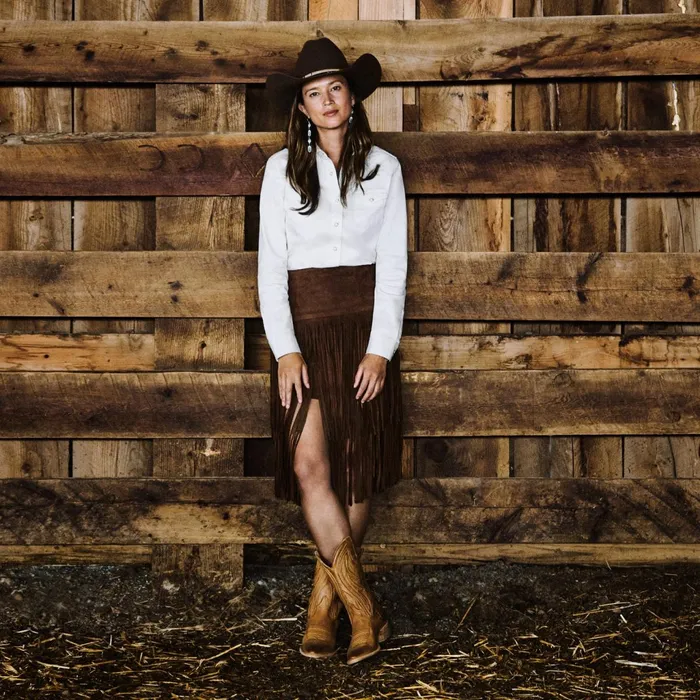 Stetson Western Women Nora Boots Tan