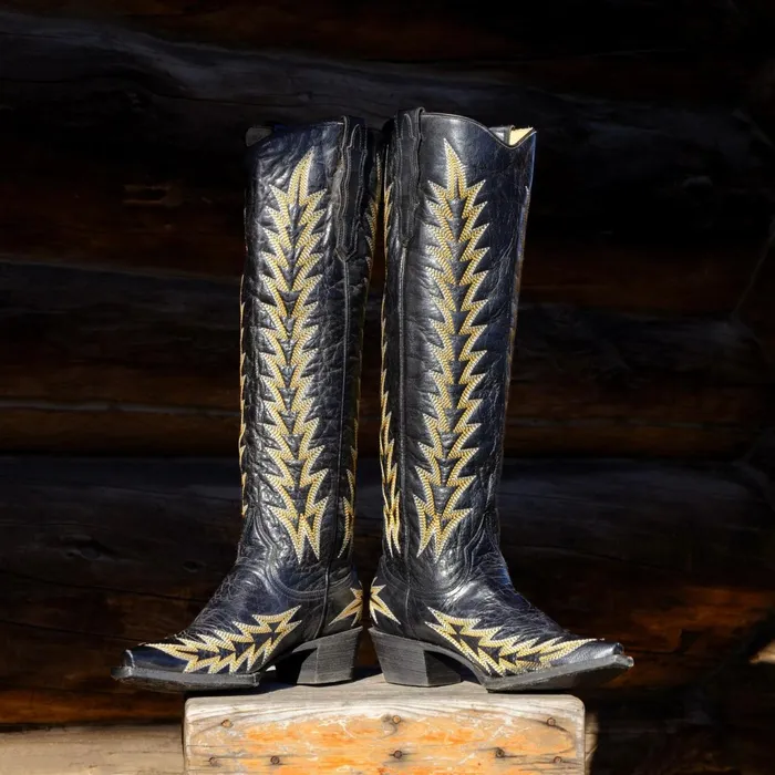 Stetson Western Women Sarah Boots Black