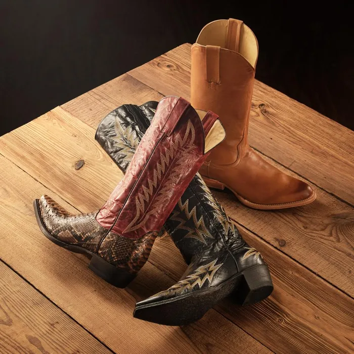 Stetson Western Women Sarah Boots Black