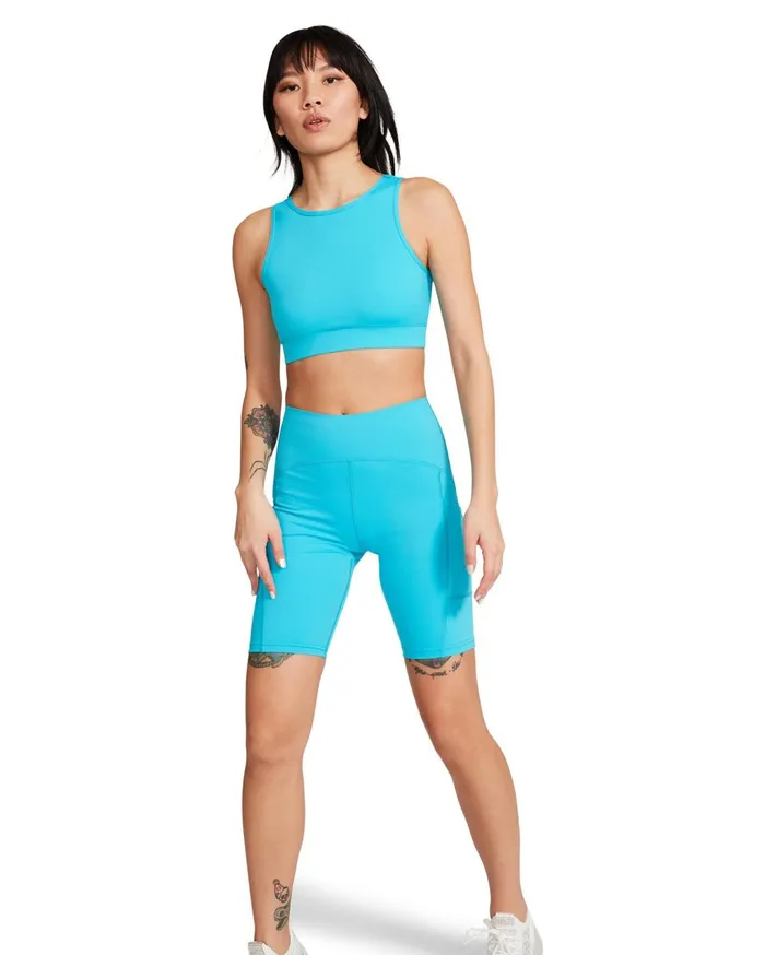 Steve Madden Active Bike Short Turquoise Womens Bottoms