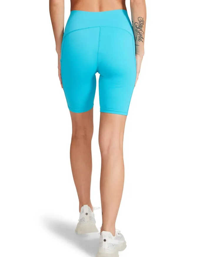 Steve Madden Active Bike Short Turquoise Womens Bottoms Steve Madden Active Bike Short Turquoise Womens Bottoms