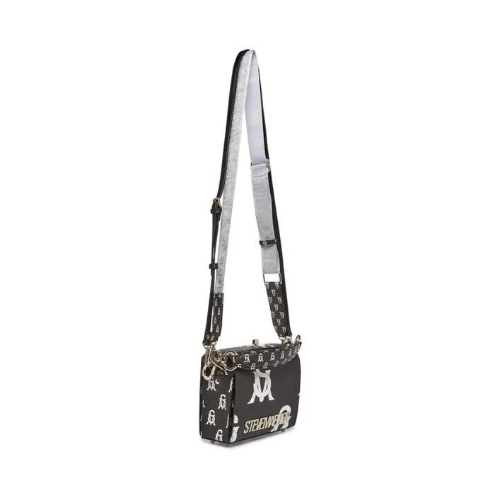 Steve Madden Bkinder Black White Womens Shoulder Bags Steve Madden Bkinder Black White Womens Shoulder Bags