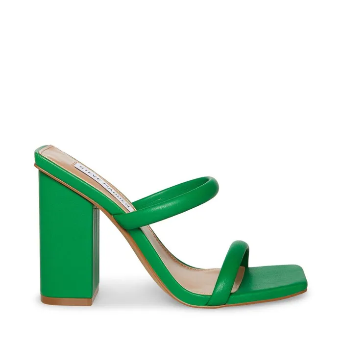 Steve Madden Blake Green Womens Mules