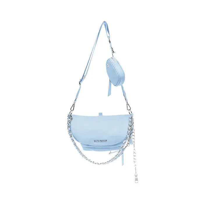 Steve Madden Bmaxima Baby Blue Multi Womens Shoulder Bags Steve Madden Bmaxima Baby Blue Multi Womens Shoulder Bags