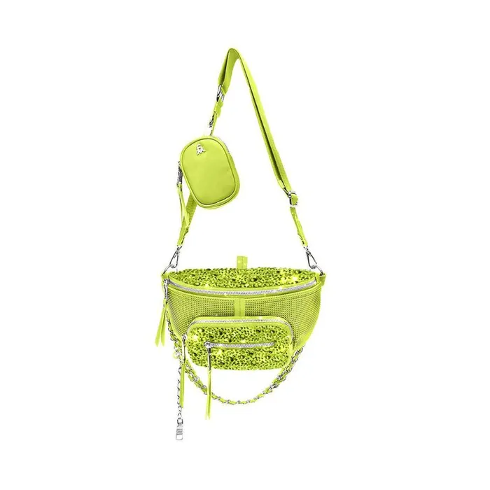 Steve Madden Bmaxima Lime Womens Shoulder Bags