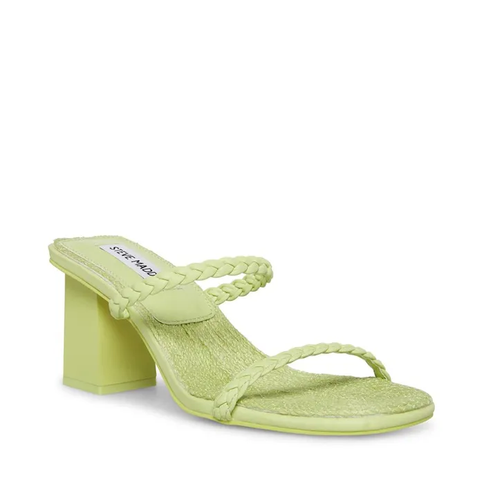 Steve Madden Bora Light Green Womens Mules Steve Madden Bora Light Green Womens Mules