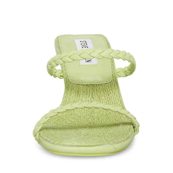 Steve Madden Bora Light Green Womens Mules Steve Madden Bora Light Green Womens Mules