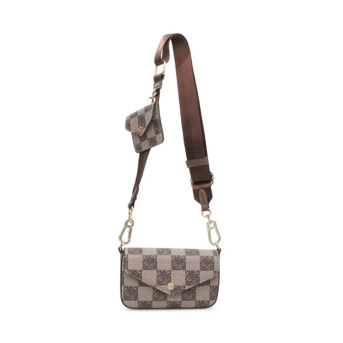 Steve Madden Bperks Brown Womens Shoulder Bags