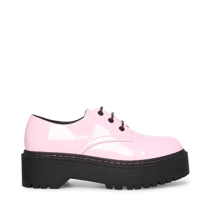 Steve Madden Brenton Pink Patent Womens Loafers