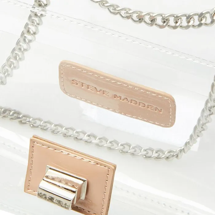 Steve Madden Bscene Clear Womens Crossbody Bags