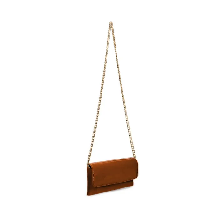 Steve Madden Bsublime Cognac Patent Womens Shoulder Bags Steve Madden Bsublime Cognac Patent Womens Shoulder Bags