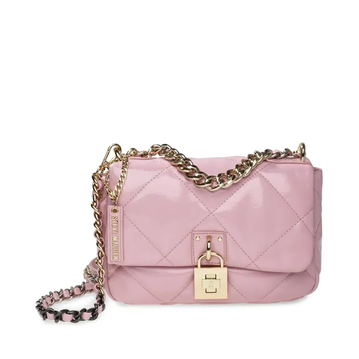 Steve Madden Bterra Patent Light Pink Womens Shoulder Bags