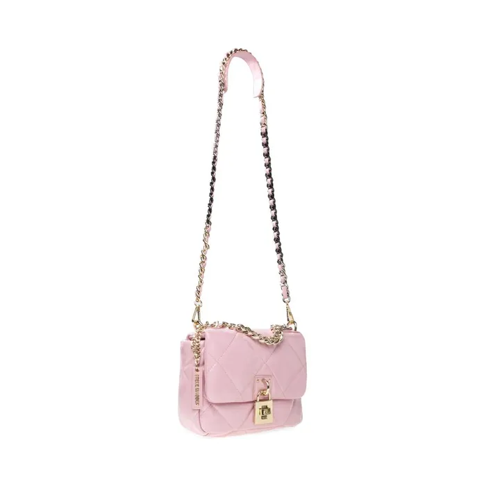 Steve Madden Bterra Patent Light Pink Womens Shoulder Bags Steve Madden Bterra Patent Light Pink Womens Shoulder Bags