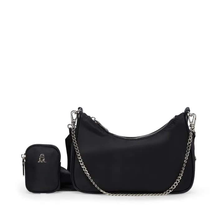 Steve Madden Bvital Black Womens Shoulder Bags
