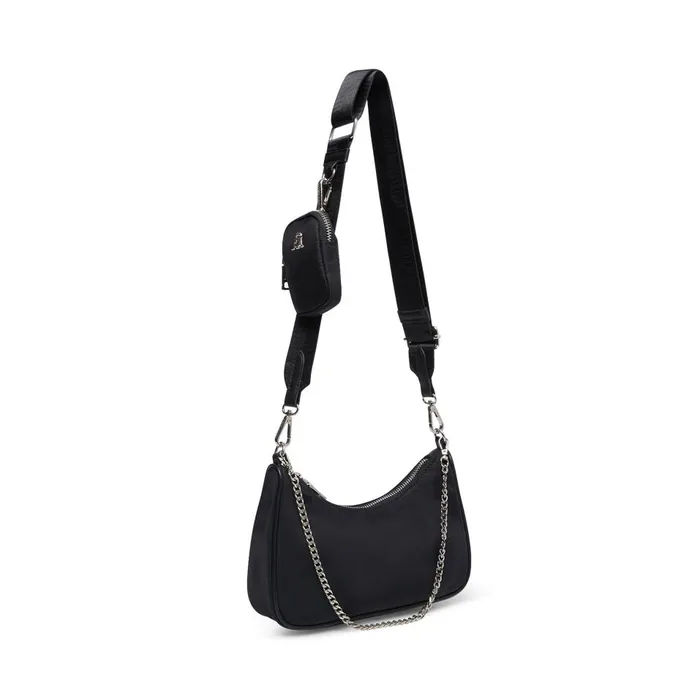 Steve Madden Bvital Black Womens Shoulder Bags Steve Madden Bvital Black Womens Shoulder Bags