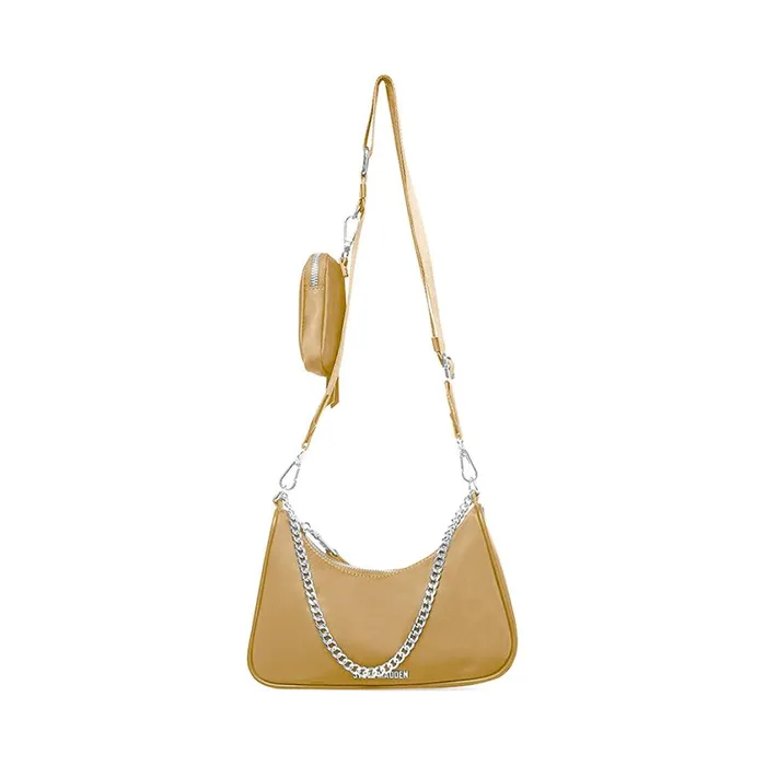 Steve Madden Bvital Tan Nude Womens Shoulder Bags Steve Madden Bvital Tan Nude Womens Shoulder Bags