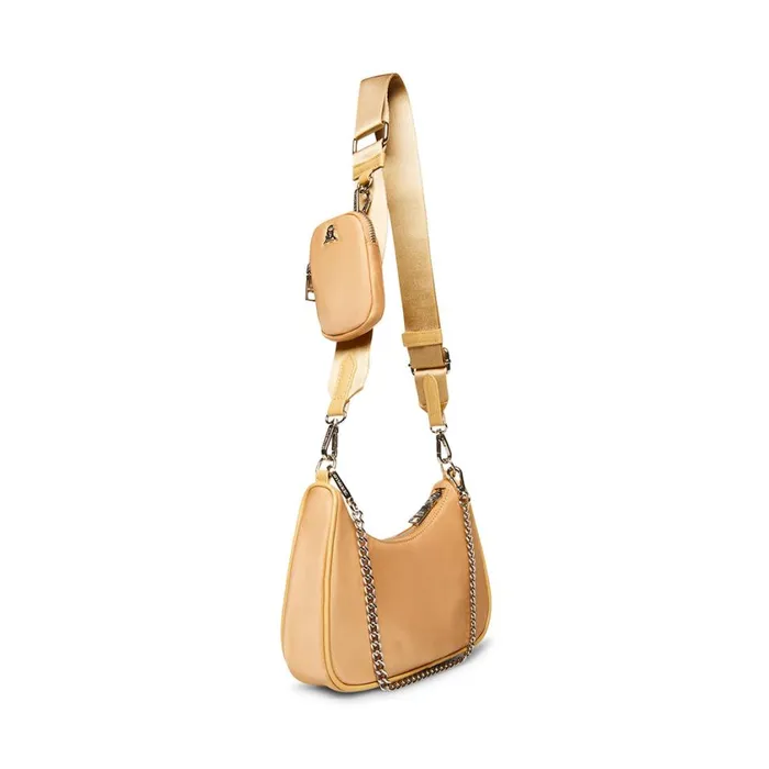 Steve Madden Bvital Tan Nude Womens Shoulder Bags Steve Madden Bvital Tan Nude Womens Shoulder Bags