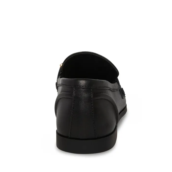 Steve Madden Carrine Black Leather Womens Flats Steve Madden Carrine Black Leather Womens Flats