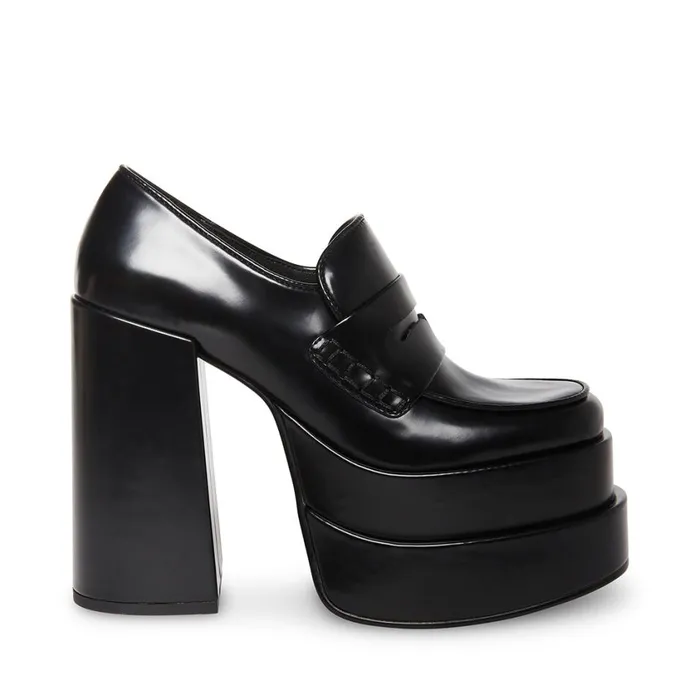 Steve Madden Catelyn Black Womens Loafers