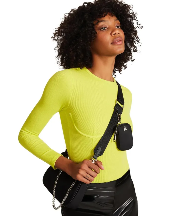 Steve Madden Corset Bodysuit Lime Womens Tops Steve Madden Corset Bodysuit Lime Womens Tops