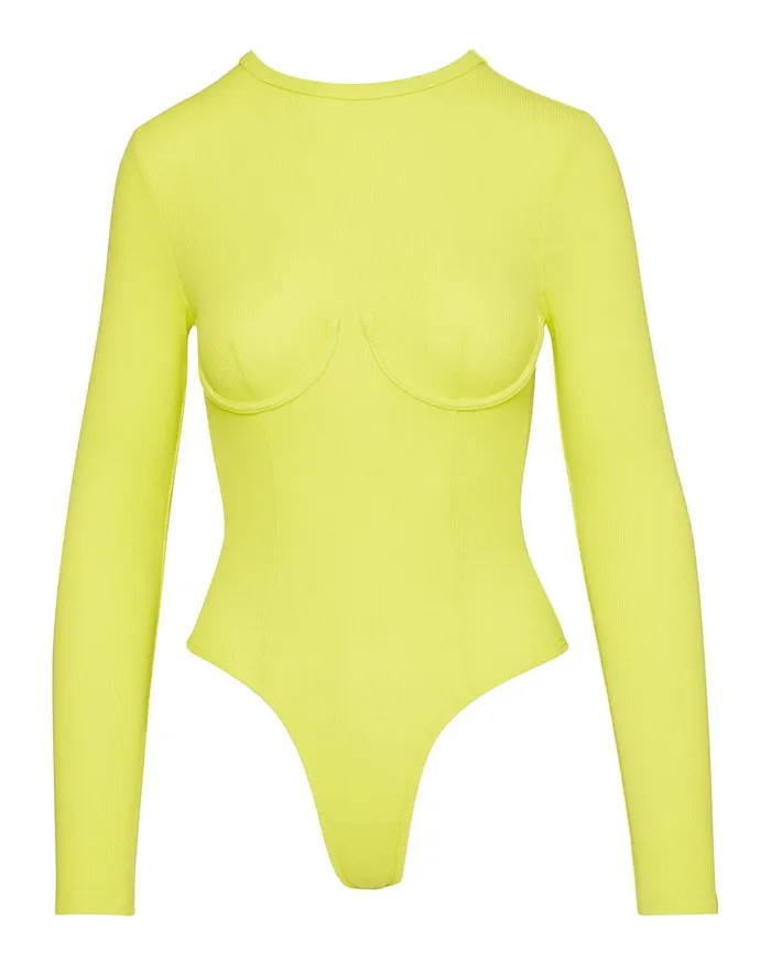 Steve Madden Corset Bodysuit Lime Womens Tops Steve Madden Corset Bodysuit Lime Womens Tops