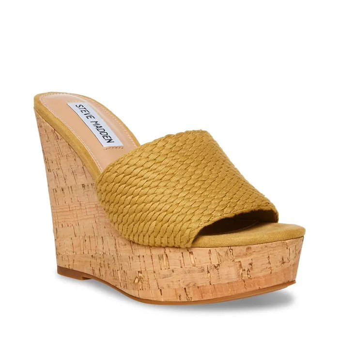 Steve Madden Elenora Tan Womens Wedges Steve Madden Elenora Tan Womens Wedges