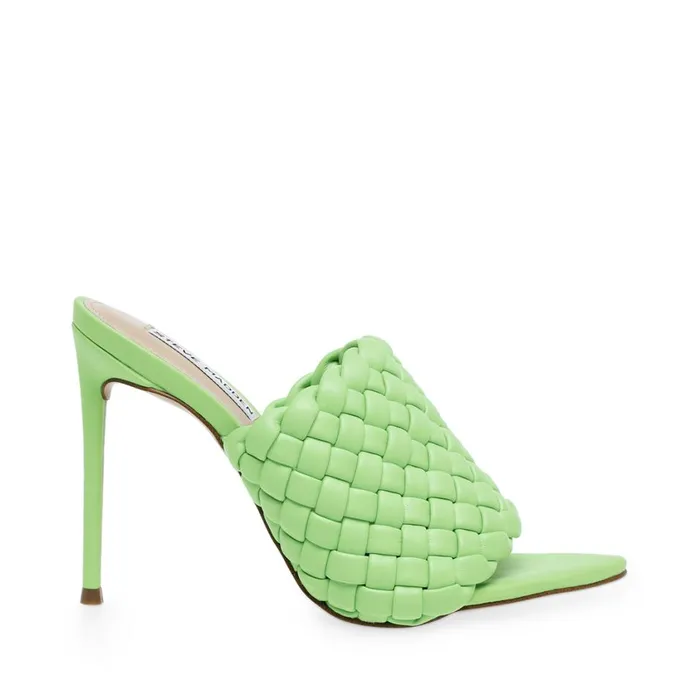 Steve Madden Fateful Light Green Womens Mules