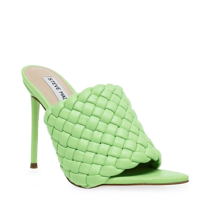 Steve Madden Fateful Light Green Womens Mules Steve Madden Fateful Light Green Womens Mules