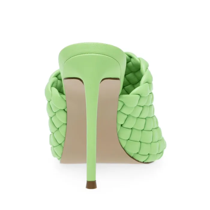 Steve Madden Fateful Light Green Womens Mules Steve Madden Fateful Light Green Womens Mules