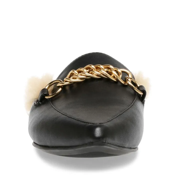 Steve Madden Foreseen F Black Womens Slippers