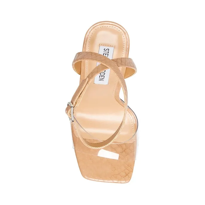 Steve Madden Jessenia Tan Womens Heels