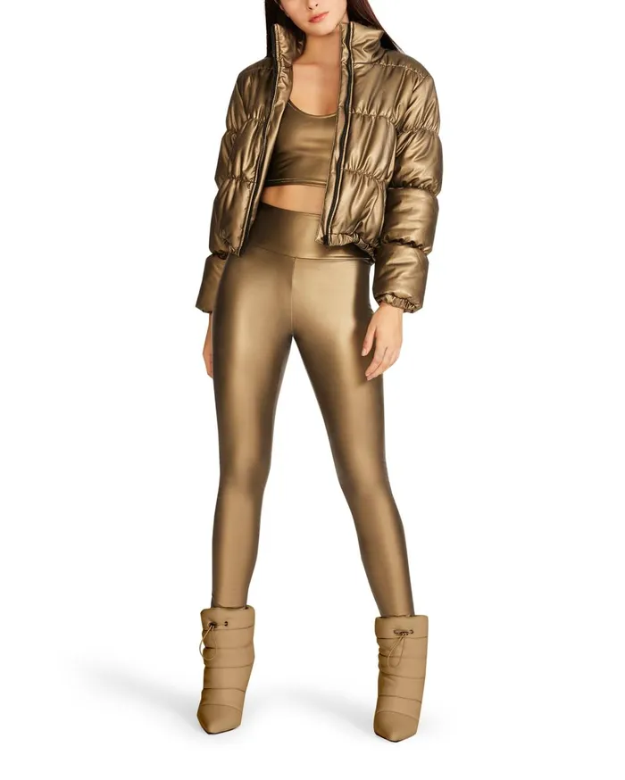 Steve Madden Kelper Jacket Gold Womens Jackets and Coats