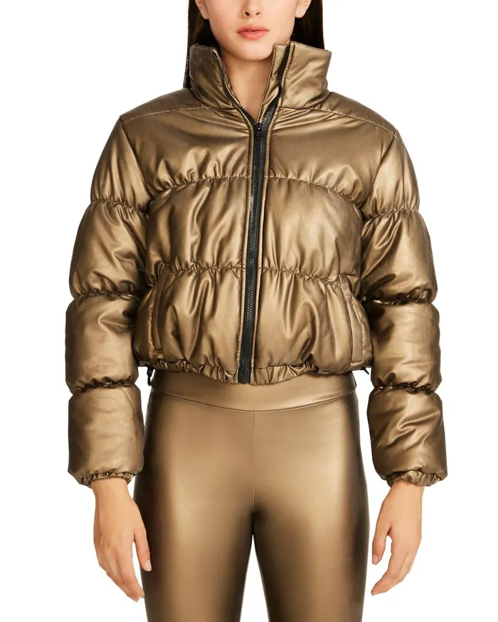 Steve Madden Kelper Jacket Gold Womens Jackets and Coats