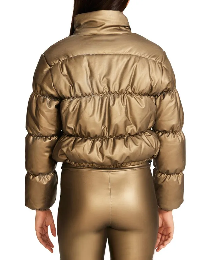 Steve Madden Kelper Jacket Gold Womens Jackets and Coats