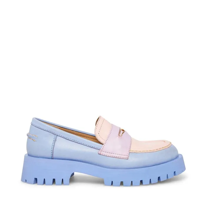 Steve Madden Lawrence Pastel Multi Womens Loafers