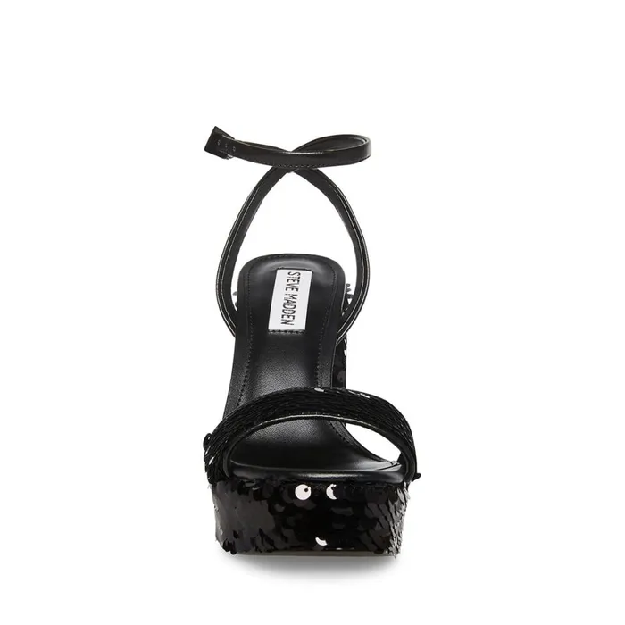Steve Madden Lessa S Black Womens Platforms Steve Madden Lessa S Black Womens Platforms
