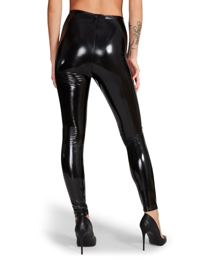 Steve Madden Liquid Vinyl Leggings Black Womens Bottoms Steve Madden Liquid Vinyl Leggings Black Womens Bottoms