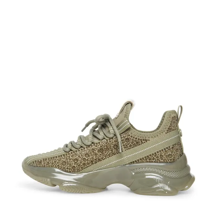 Steve Madden Maxima Green Multi Womens Sneakers